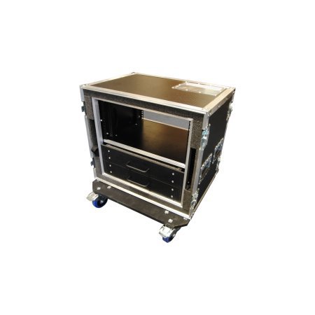 Custom 5u Sennheiser 200 Mic Kit Sleeved Rack Flight Case for Sennheiser 2000 Series Wireless Radio Mic 